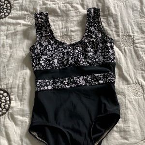 Two Luckyleo Leotards - Red and B&W